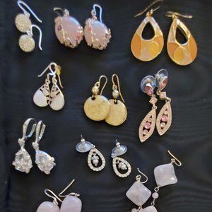 Lot of 10 PIERCED Earrings